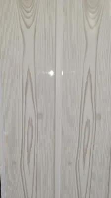 PVC Ceiling 250mm gloss grey wood grain  V-groove Love Home brand