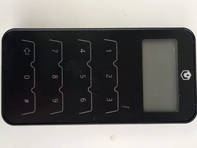 Keypad black metro prepaid electricity meter