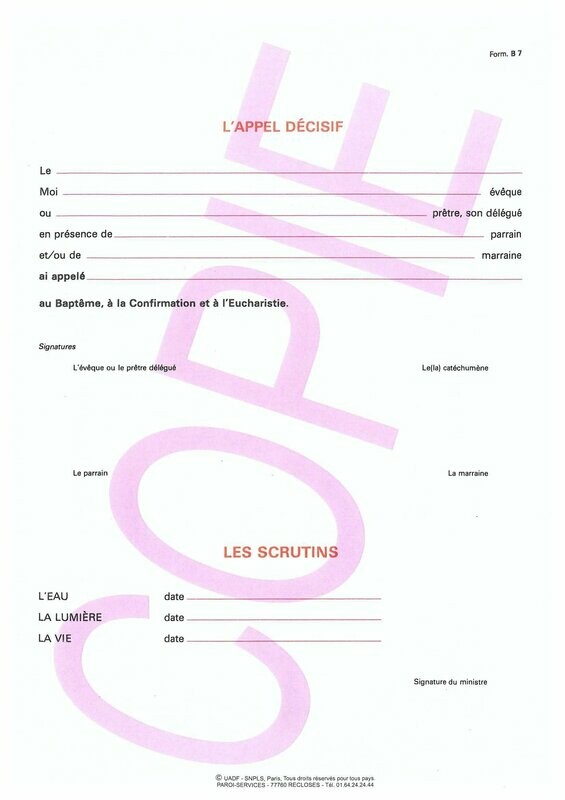 B7 - L'appel décisif - Les scrutins