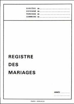 M2 - Registre de mariages