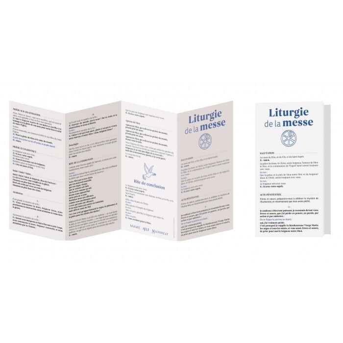 Dépliant ordinaire de la messe - version adulte (pack de 25 ex)