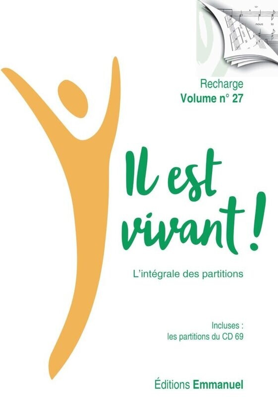 Recharge de partitions pour classeur "L'Intégrale" Volume n°27 - 2022