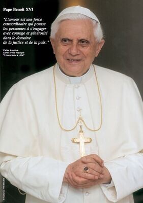Affiche A3 - Benoît XVI