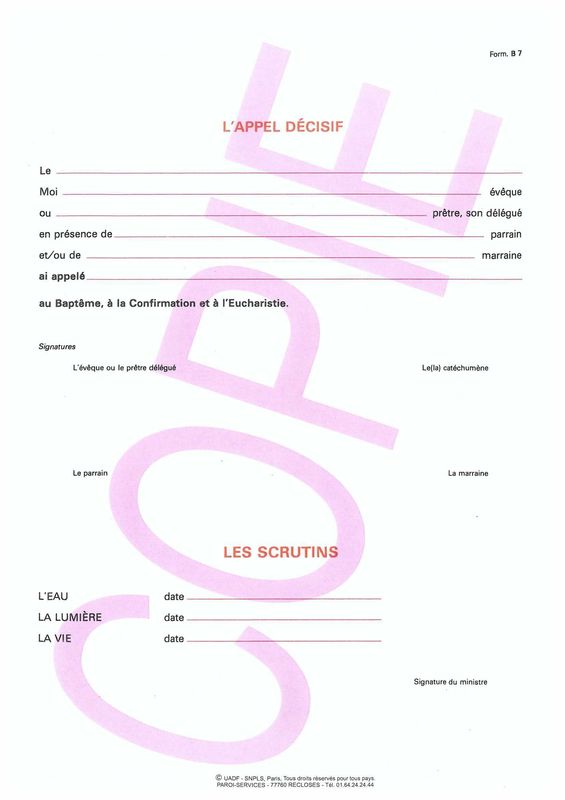B7 - L'appel décisif - Les scrutins