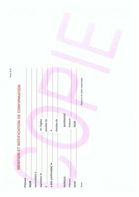 C2 - Mention et notification de confirmation C2 - Mention et notification de confirmation