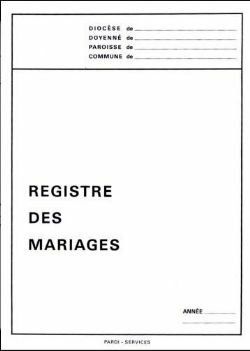 M0 - Registre de mariages