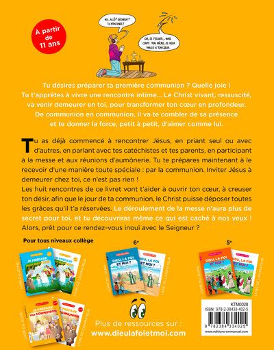 Dieu avec nous - Je prépare ma 1ère communion - Collégiens - Livret jeune