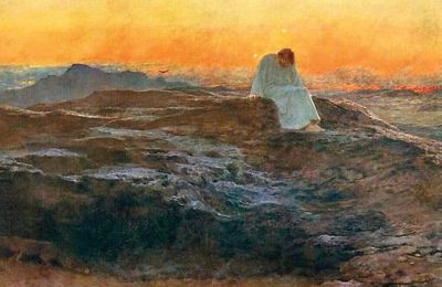 Image 1er Dimanche de Carême - la tentation au désert - Lot de 100 ex