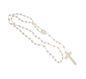 Chapelet en plastique – BLANC