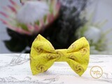 CHEETAH SHWESHWE DOG BOW TIE