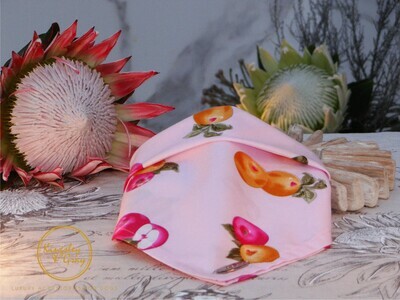PINK ORCHARD DOG BANDANA