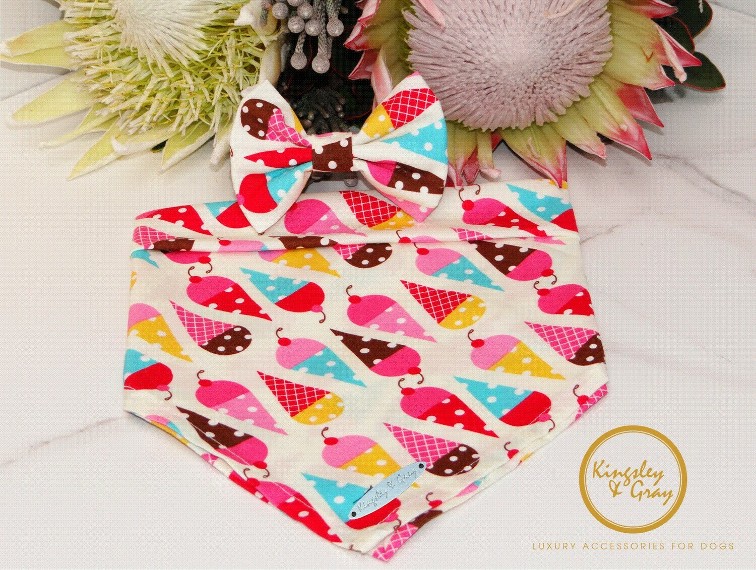 SOFTSERVE DOG BANDANA SOFTSERVE DOG BANDANA