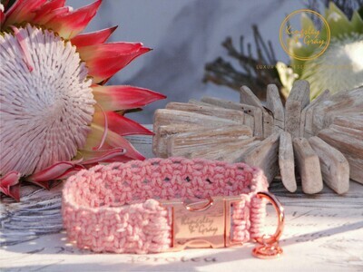 MACRAME DOG COLLAR (LACE) 25MM MACRAME DOG COLLAR (LACE) 25MM