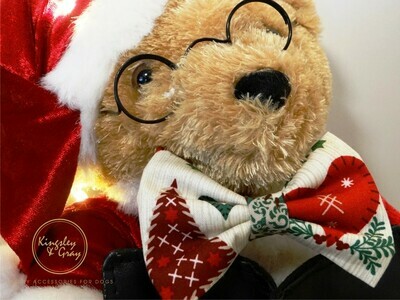 OH CHRISTMAS TREE DOG BOW TIE OH CHRISTMAS TREE DOG BOW TIE