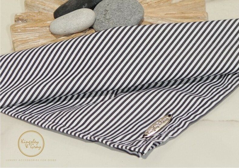 NAUTICAL STRIPE DOG BANDANA