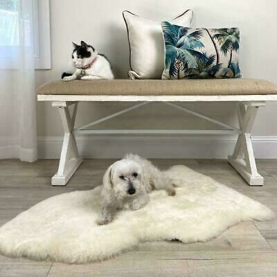 GENUINE SHEEPSKIN RUGS GENUINE SHEEPSKIN RUGS, COLOUR: NATURAL