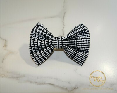 HOUNDSTOOTH DOG BOW TIE HOUNDSTOOTH DOG BOW TIE