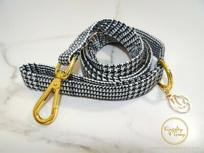 HOUNDSTOOTH DOG LEAD