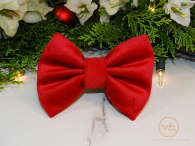 MRS CLAUS DOG BOW TIE MRS CLAUS DOG BOW TIE