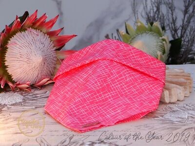 LIVING CORAL DOG BANDANA