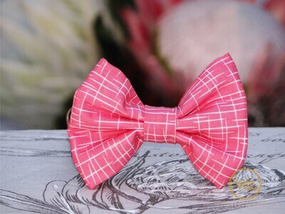 LIVING CORAL DOG BOW TIE LIVING CORAL DOG BOW TIE
