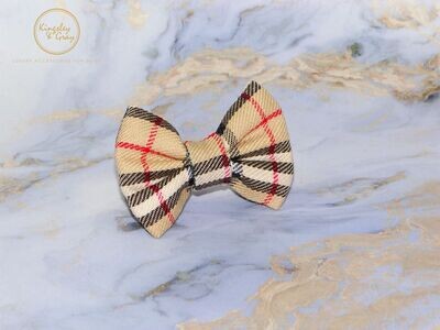 BURGUNDY BERRY DOG BOW TIE