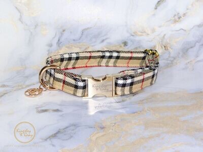 BURGUNDY BERRY DOG COLLAR