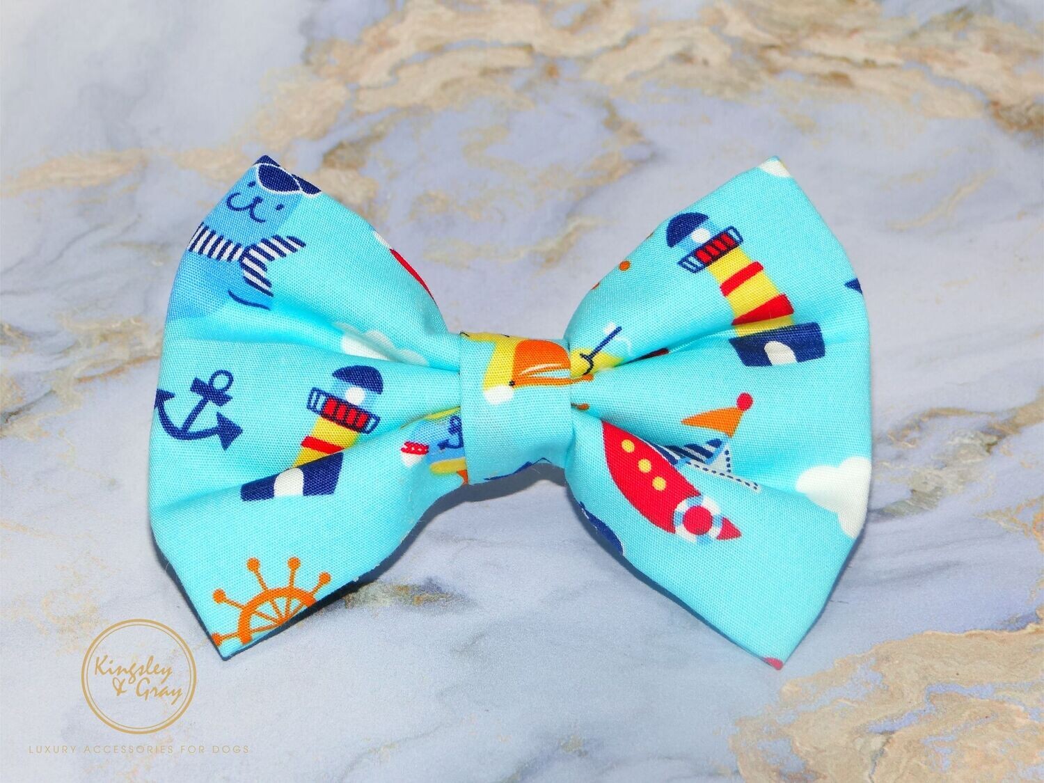 AHOY THERE! DOG BOW TIE AHOY THERE! DOG BOW TIE