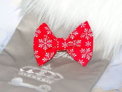 LET IT SNOW DOG BOW TIE LET IT SNOW DOG BOW TIE