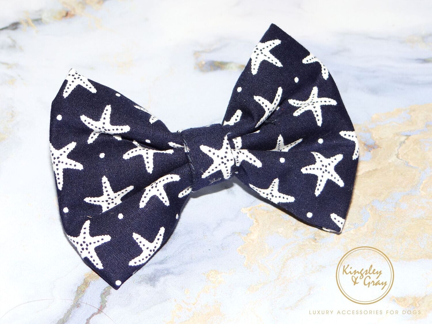 STARFISH DOG BOW TIE