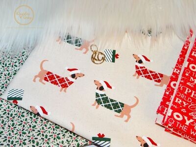 CHRISTMAS SWEATER DOG BANDANA
