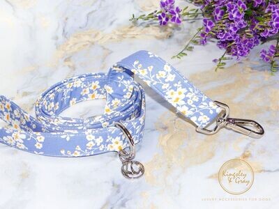 WHITE LILAC DOG LEAD