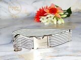 NAUTICAL STRIPE DOG COLLAR