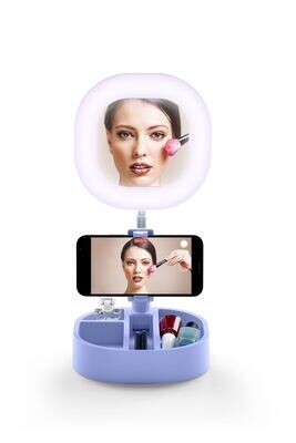 CellularLine Selfie Ring lighting Mirror - Universal Blue