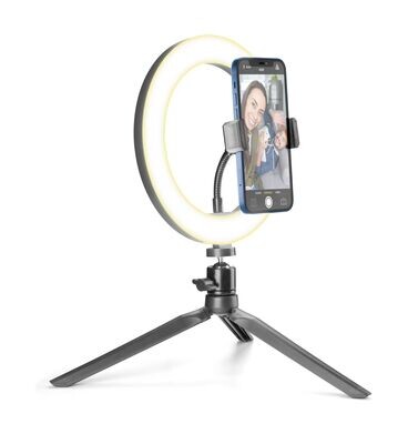 CellularLine Selfie Ring lighting Tripod  Universal Black