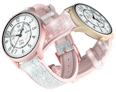Kieslect YFT2028EU Lora Lady Smartwatch 2 Straps Pink