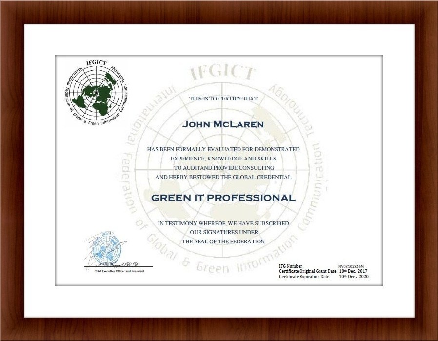 Green IT Professional Certification “GITP” + eBook Or SUSTAINABLE DEVELOPMENT GOALS MANAGER CERTIFICATION (SDGM) + eBook