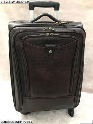 Real Leather Luggage Bags
