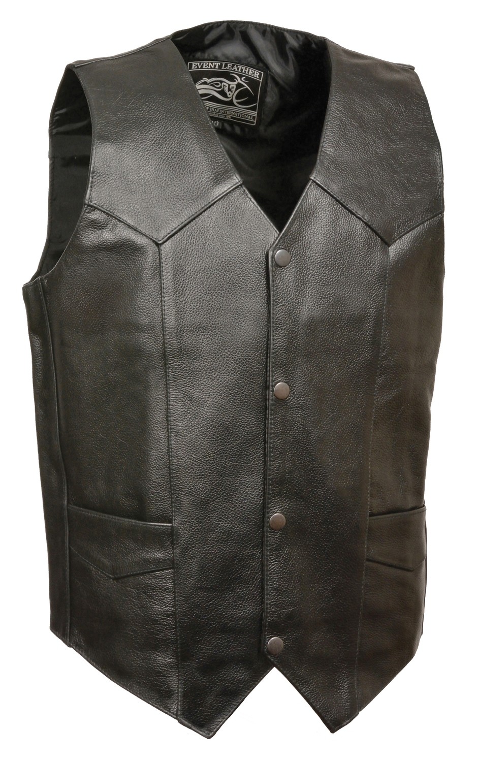 Men leather vest