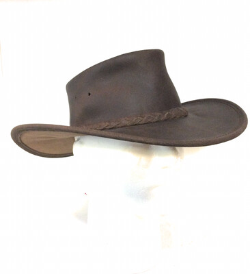 Men Leather Fold Hats