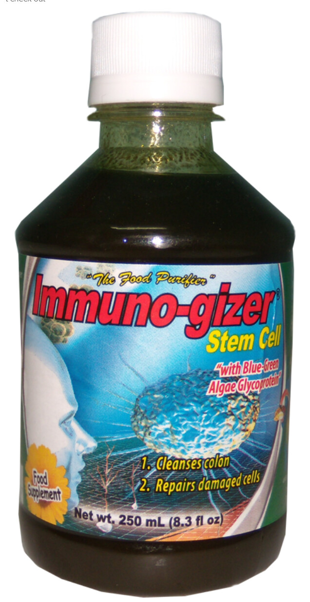 SELECT THIS OPTION: To have IMMUNOGIZER STEMCELL shipped to you DIRECT from Jamaica.