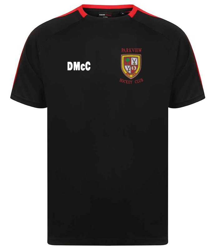 Parkview Hockey Club - Team Kit 2025 - Black/Red Tee - LV290