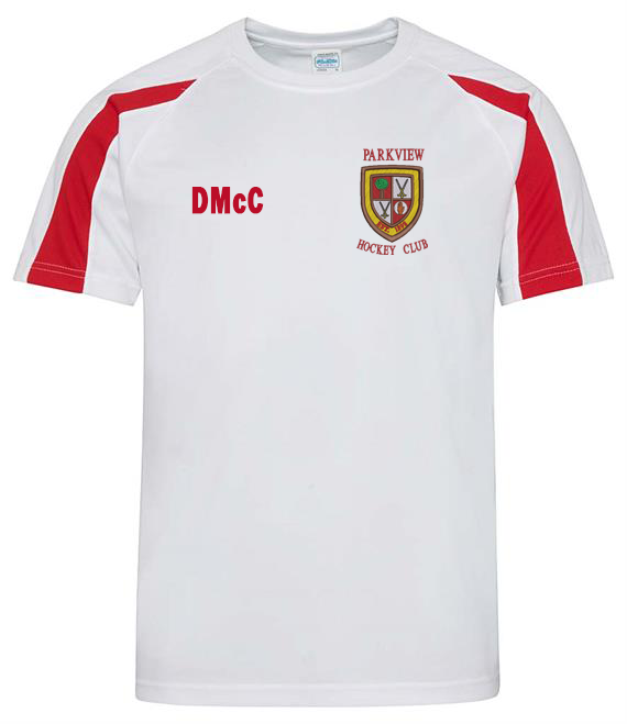 Parkview Hockey Club - Team Kit 2025 - JC003 - Arctic White/Fire Red