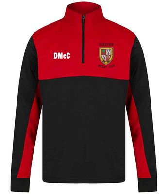 Parkview Hockey Club - Team Kit 2025 - 1/4 zip in Black/Red - LV874