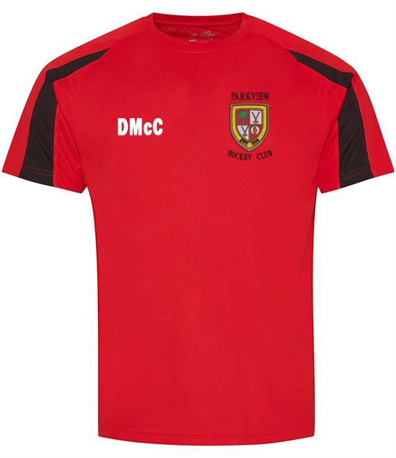 Parkview Hockey Club - Team Kit 2025 - JC003 - Fire Red/Black