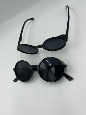Black Steampunk sunglasses