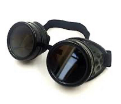 Black Steampunk Goggles