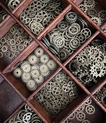 Steampunk Gears and Charms for For Craft