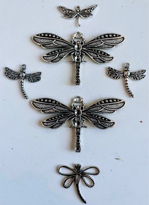 Dragonfly Pendant Craft &amp; Jewellery Set 5pcs