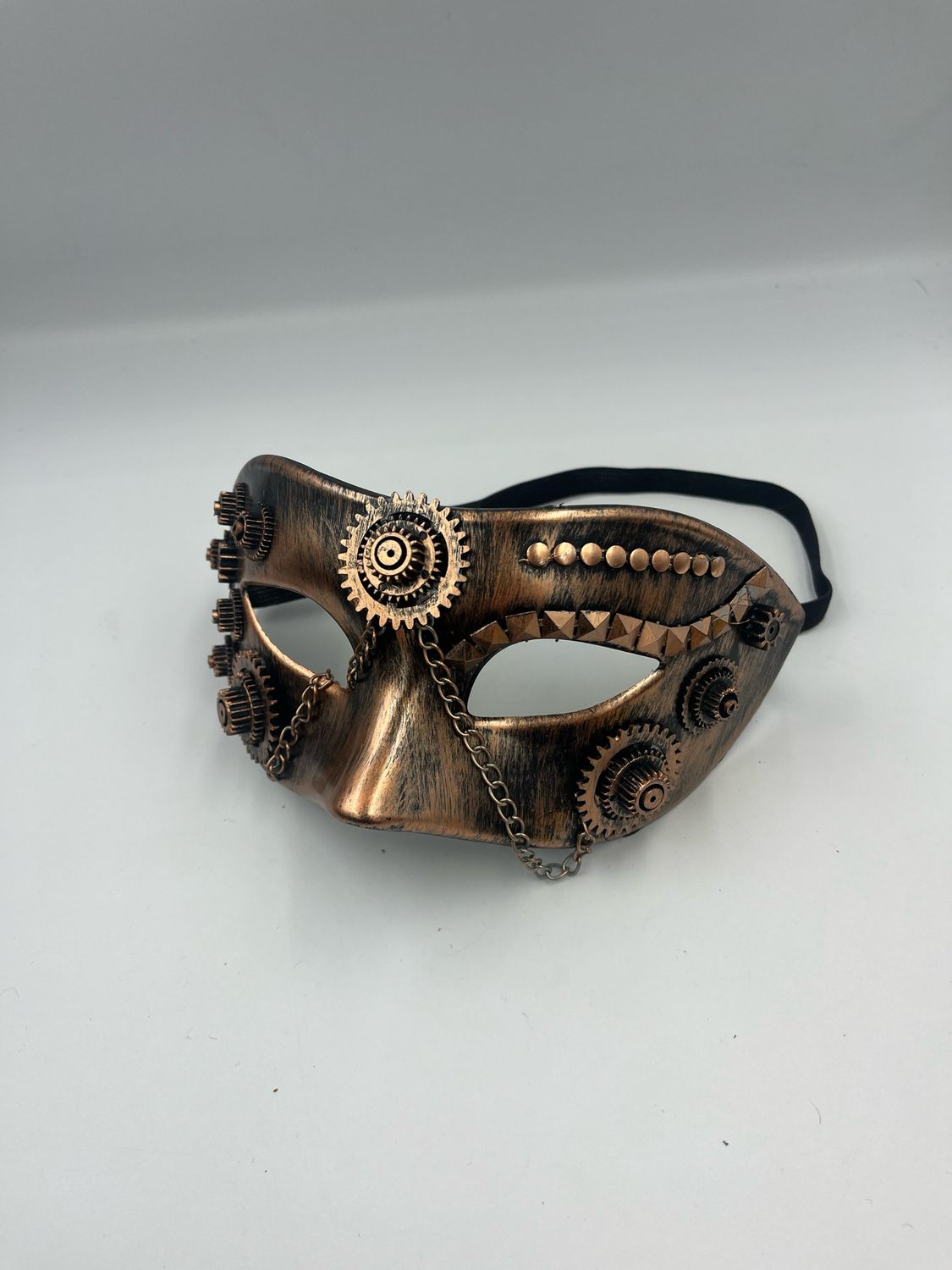 Steampunk Masquerade Mask Copper Colour